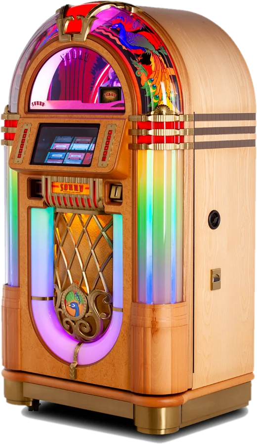 Peacock jukebox